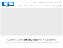 Tablet Screenshot of kaczmarek2.pl